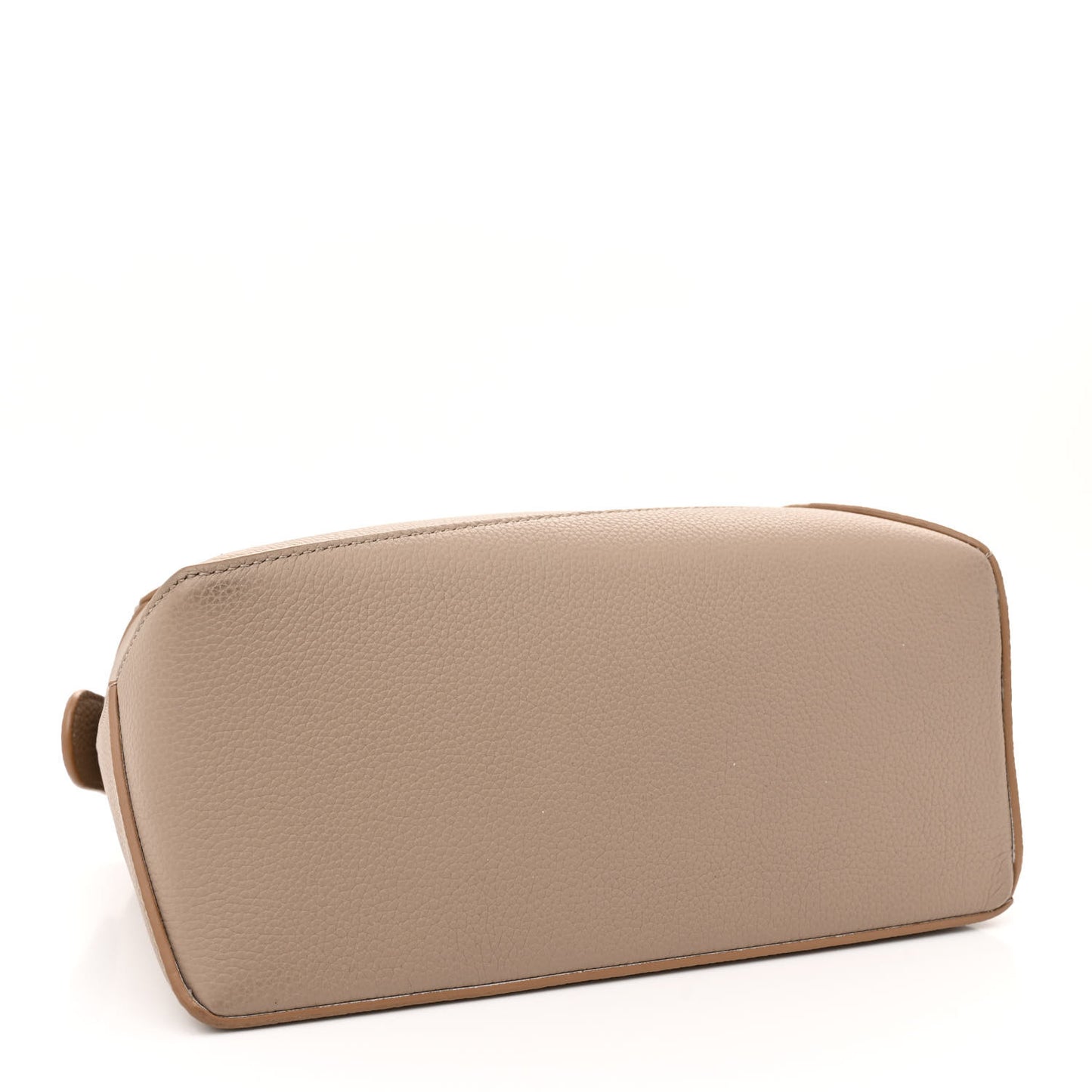 Grained Calfskin Small Puzzle Edge Bag Sand