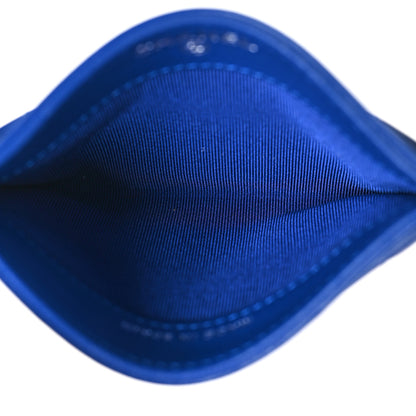 Chanel Lambskin Quilted Card Holder Blue 5 of 10