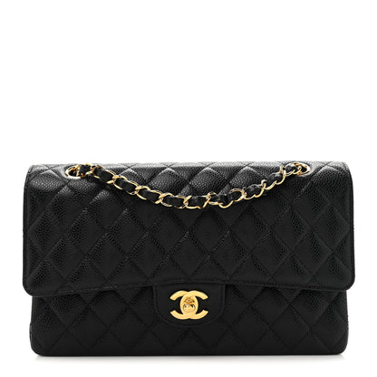 Chanel Caviar Quilted Medium Double Flap Black 1 of 11