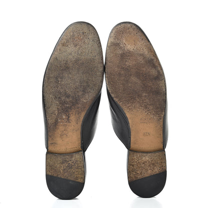 Gucci Calfskin Womens Princetown Slippers 37.5 Black 5 of 17