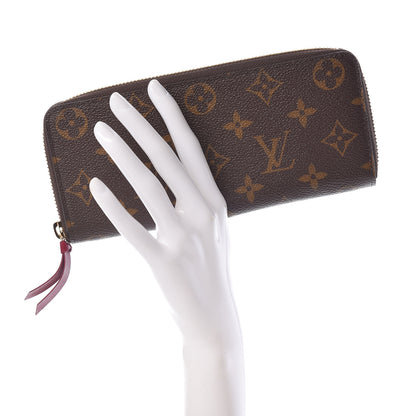 Louis Vuitton Monogram Clemence Wallet Fuchsia 2 of 9