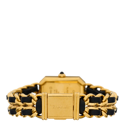 Chanel Stainless Steel Lambskin 20mm Chain Premiere Quartz Watch Gold M 3 of 4