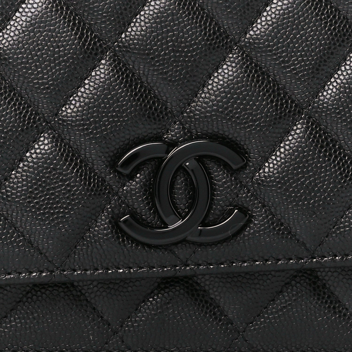 Chanel Caviar Quilted My Everything Wallet On Chain WOC Black 9 of 12