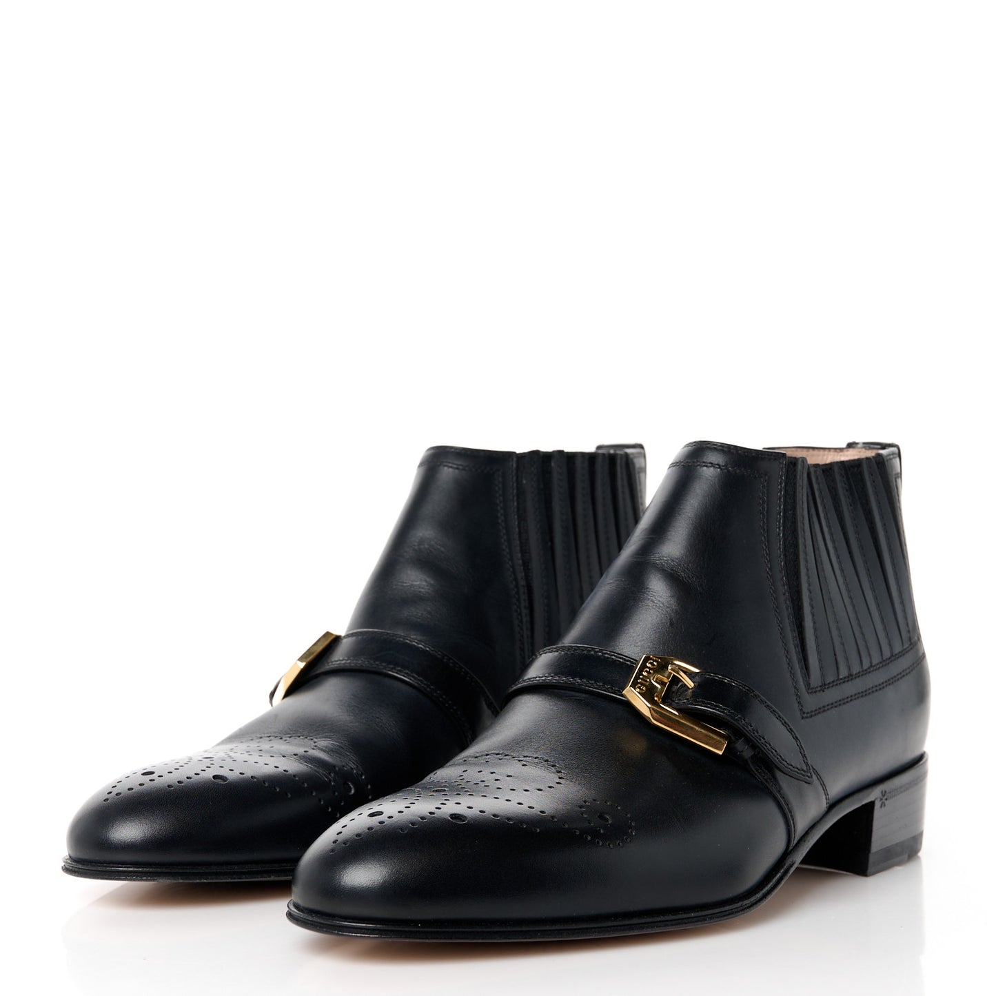 Waxed Calfskin Womens Ankle Boots 36 Black