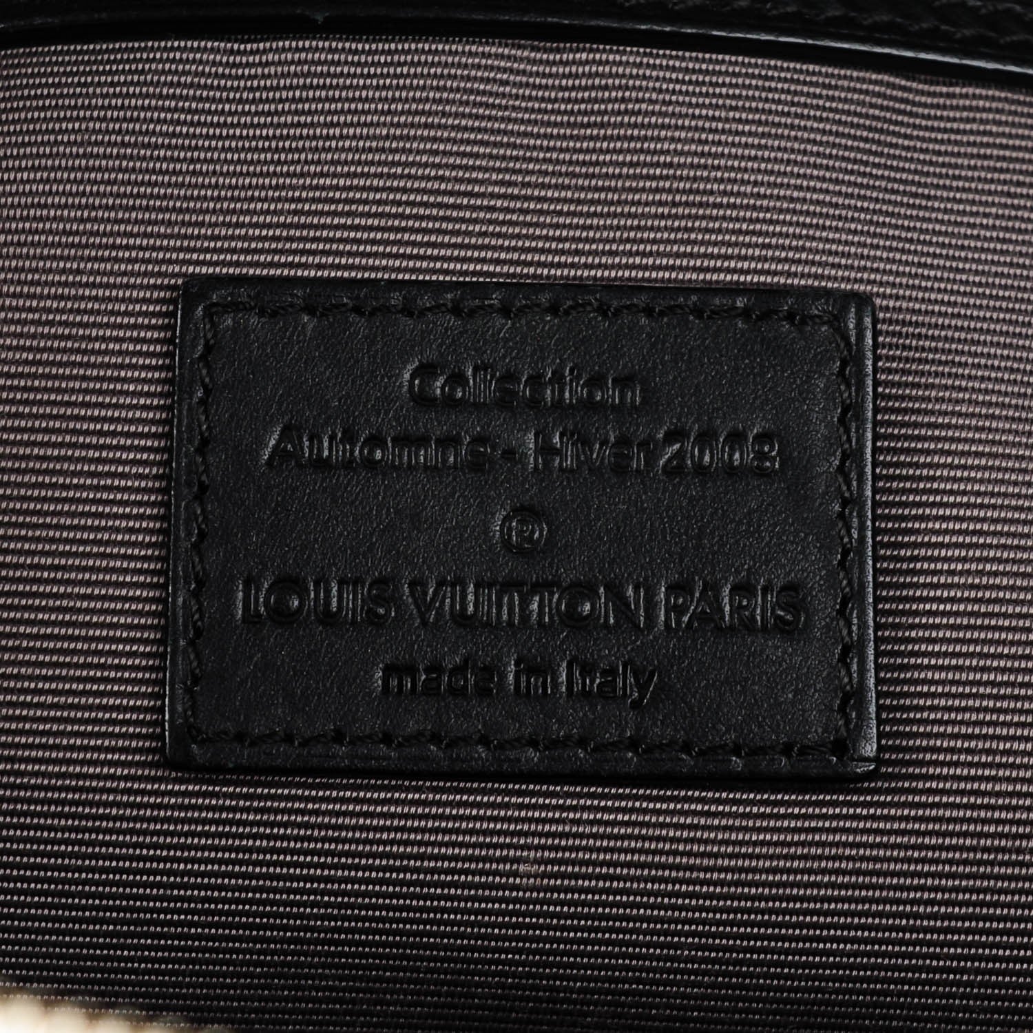 Louis Vuitton Calfskin Embossed Speedy Cube 30 Black 6 of 10
