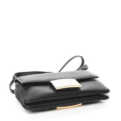 Fendi Vitello Grace Matte Duo Baguette Black 3 of 12