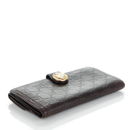 Gucci Guccissima Hysteria Continental Wallet Chocolate 4 of 9
