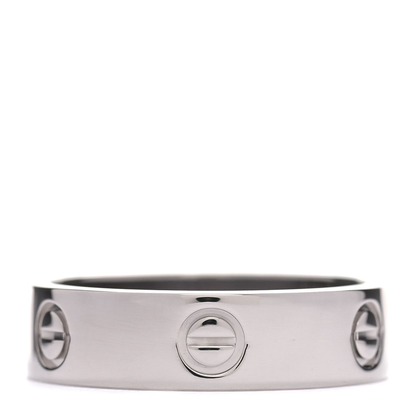 18K White Gold 5.5mm LOVE Ring 61 9.5
