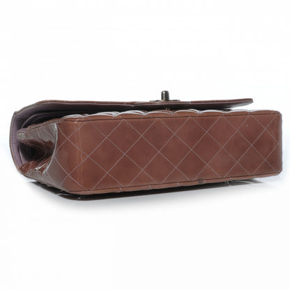 Chanel Patent Medium Double Flap Mauve 4 of 10