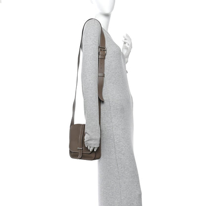 Hermes Taurillon Clemence Steve Pochette Etoupe 2 of 13