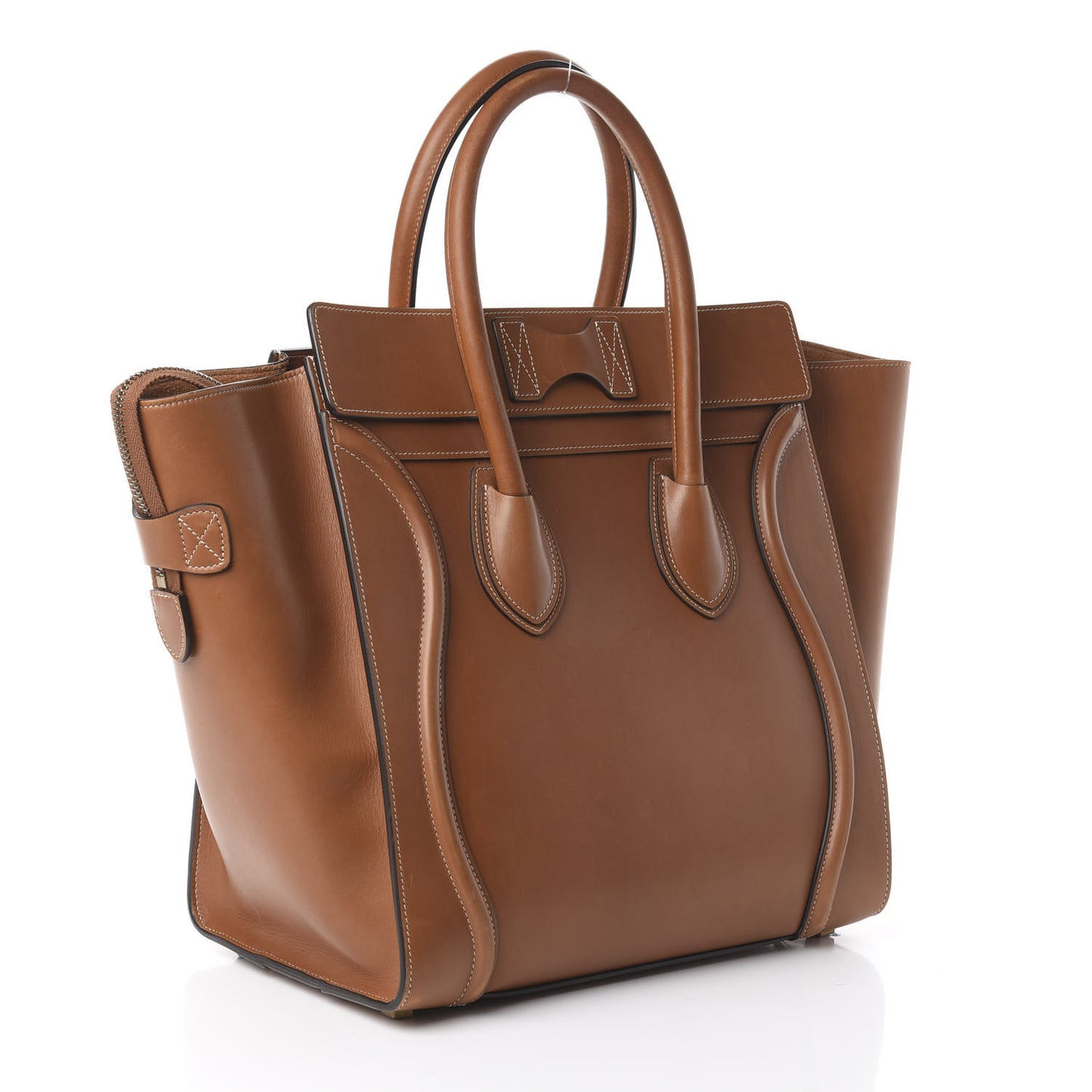 Natural Calfskin Mini Luggage Tan