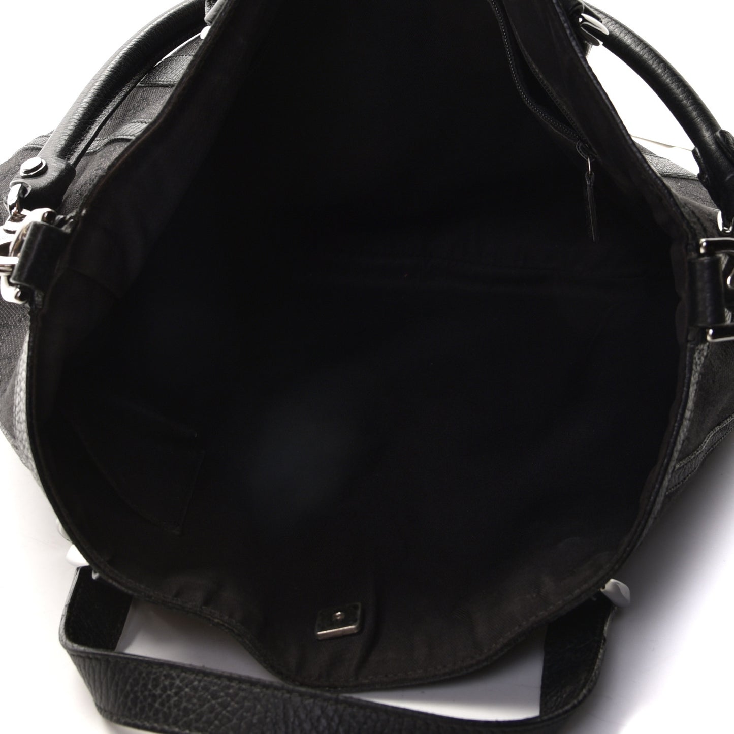 Monogram Medium Abbey Convertible Tote Black