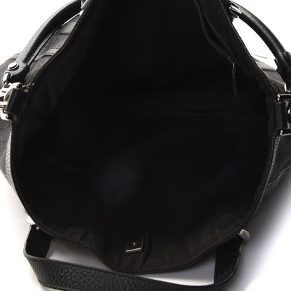 Gucci Monogram Medium Abbey Convertible Tote Black 4 of 11