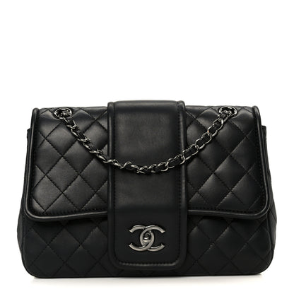 Chanel Lambskin Quilted Elementary Chic Flap Black 1 of 11