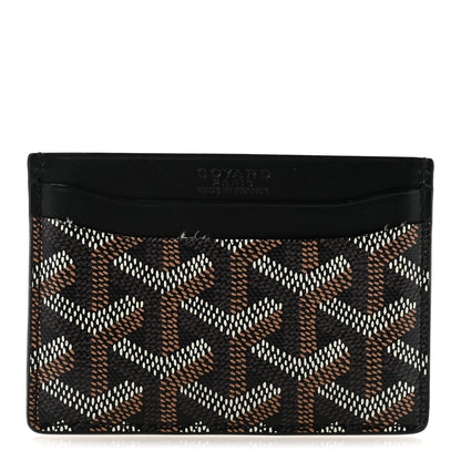 Goyard Goyardine Saint Sulpice Card Holder Black 1 of 9
