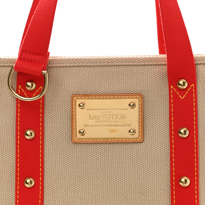 Louis Vuitton Toile Antigua Cabas MM Beige 8 of 10