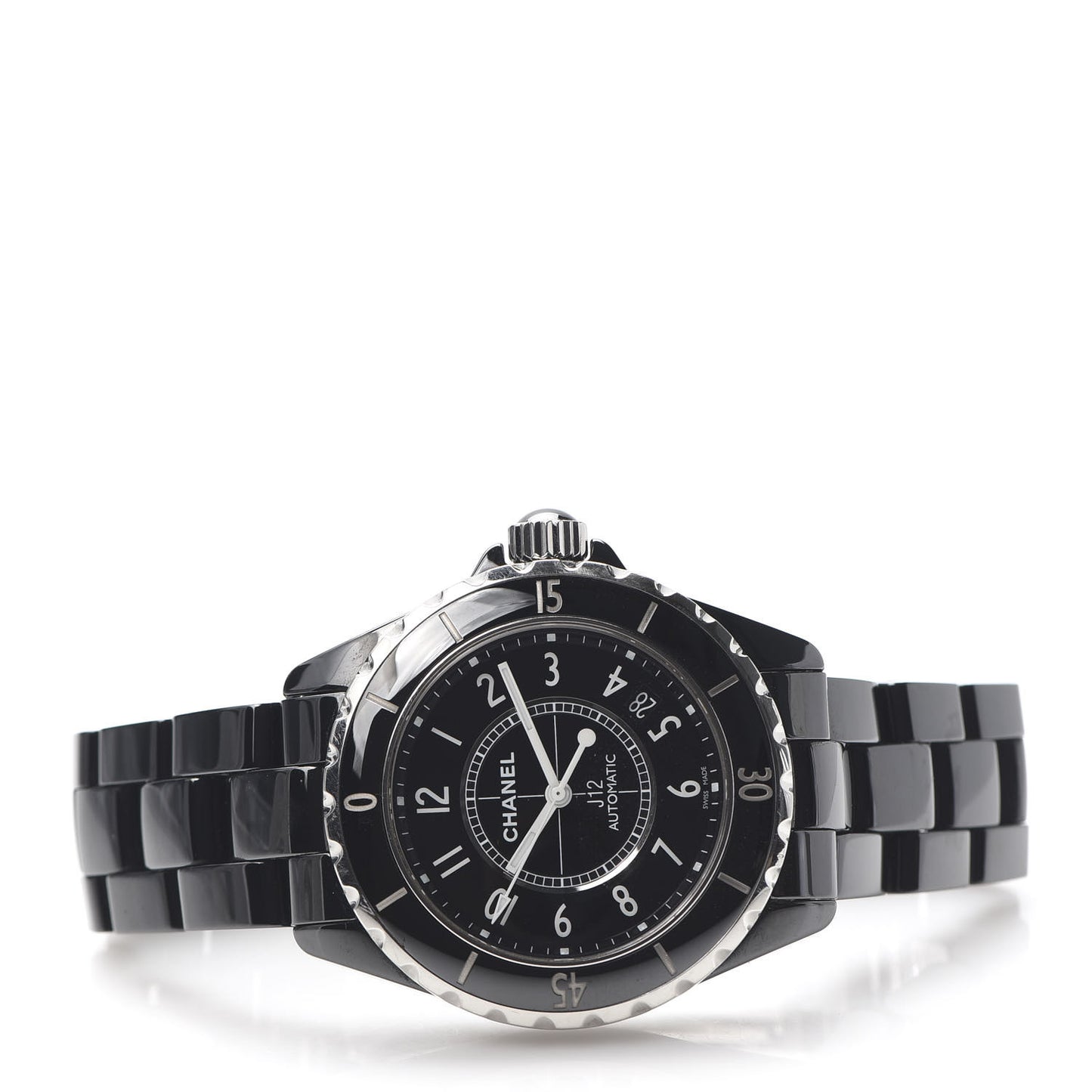 Stainless Steel Ceramic 41mm J12 Automatic Watch Black