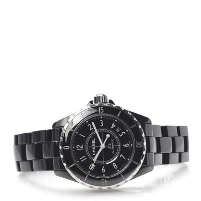 Chanel Stainless Steel Ceramic 41mm J12 Automatic Watch Black 3 of 7