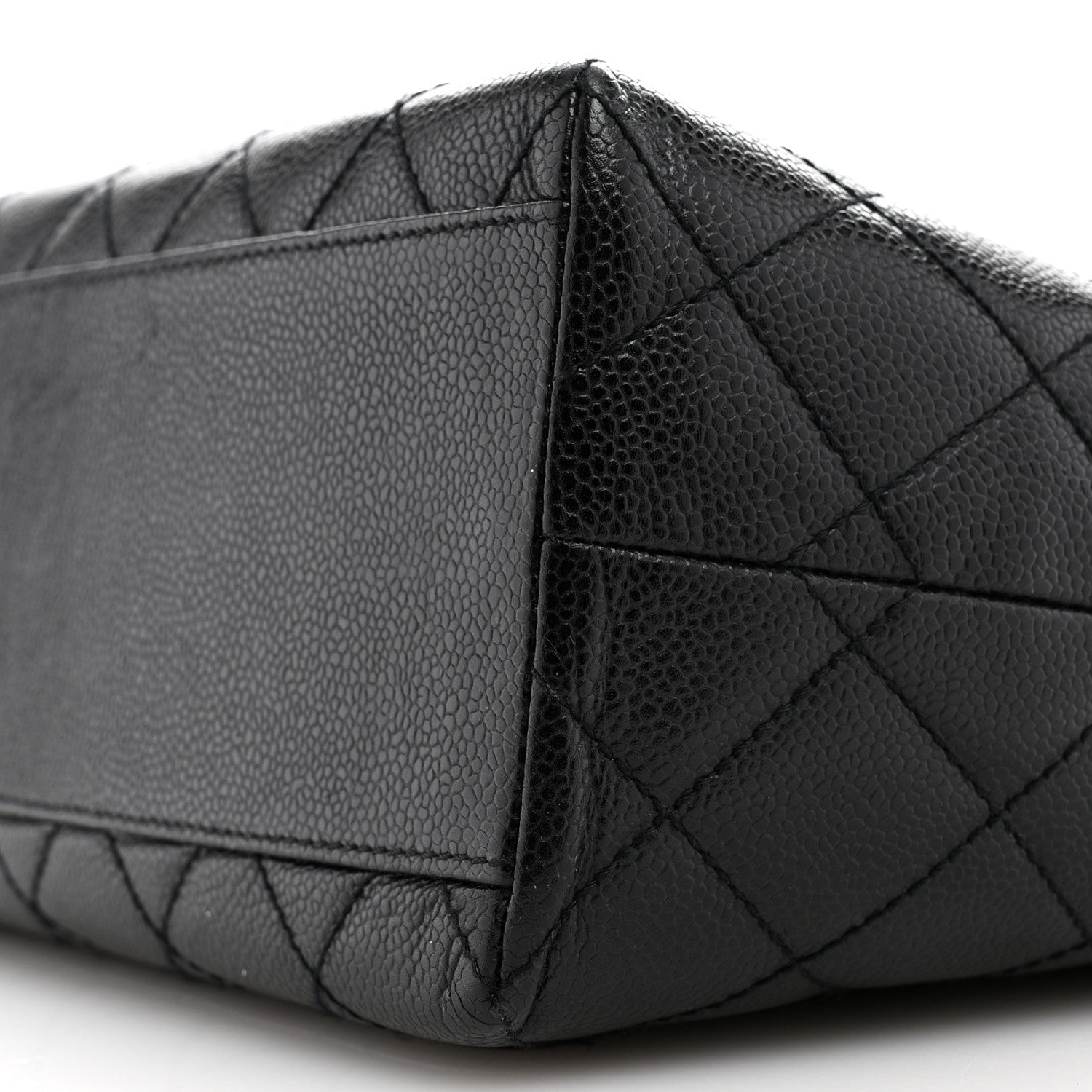 Chanel Caviar Quilted Jumbo Kelly Flap Black 10 of 13