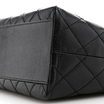 Chanel Caviar Quilted Jumbo Kelly Flap Black 10 of 13