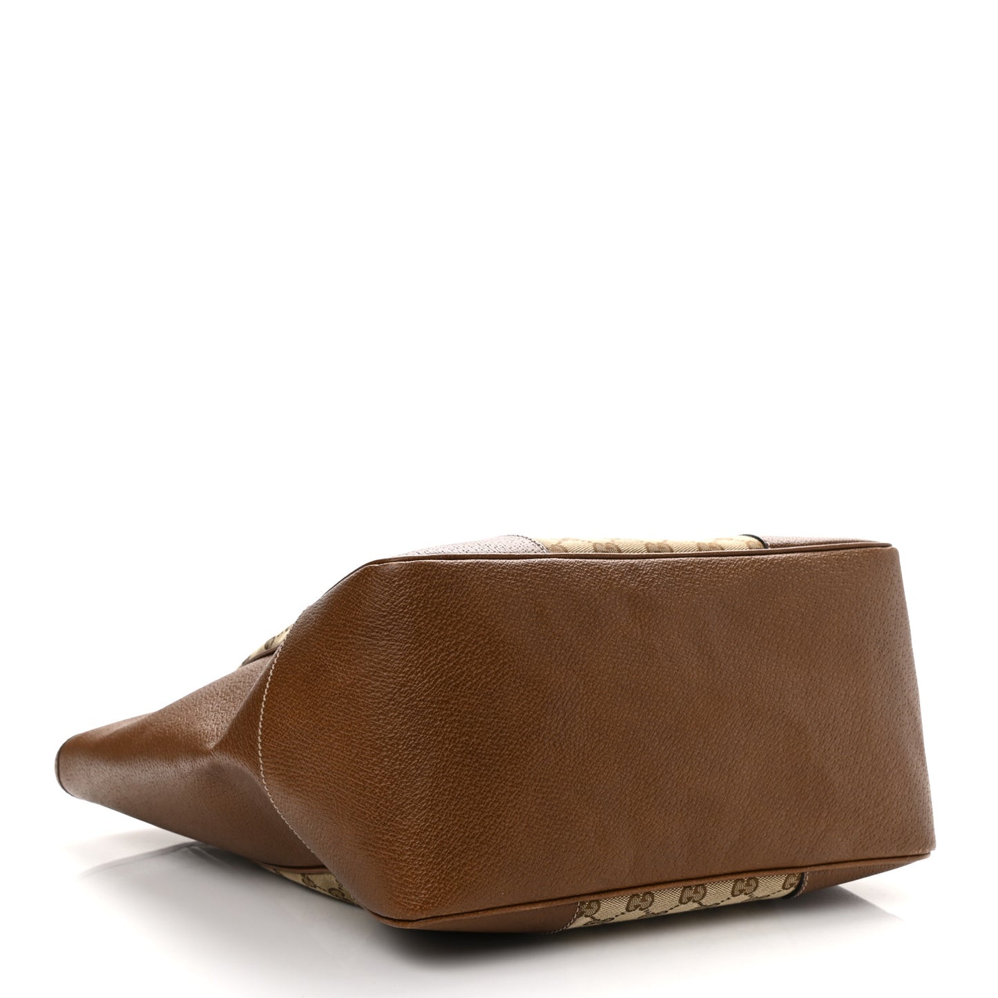 Monogram Medium Bree Zippered Tote Beige Tabacco