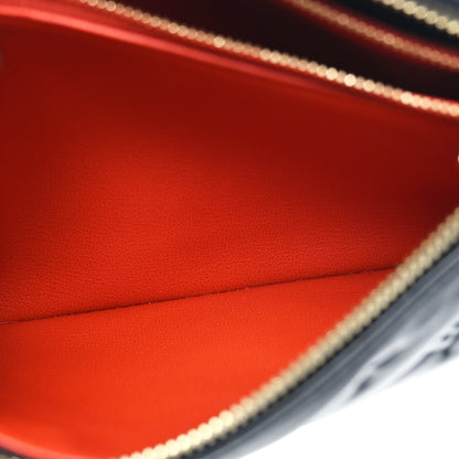 Louis Vuitton Lambskin Embossed Monogram Coussin BB Black 6 of 9