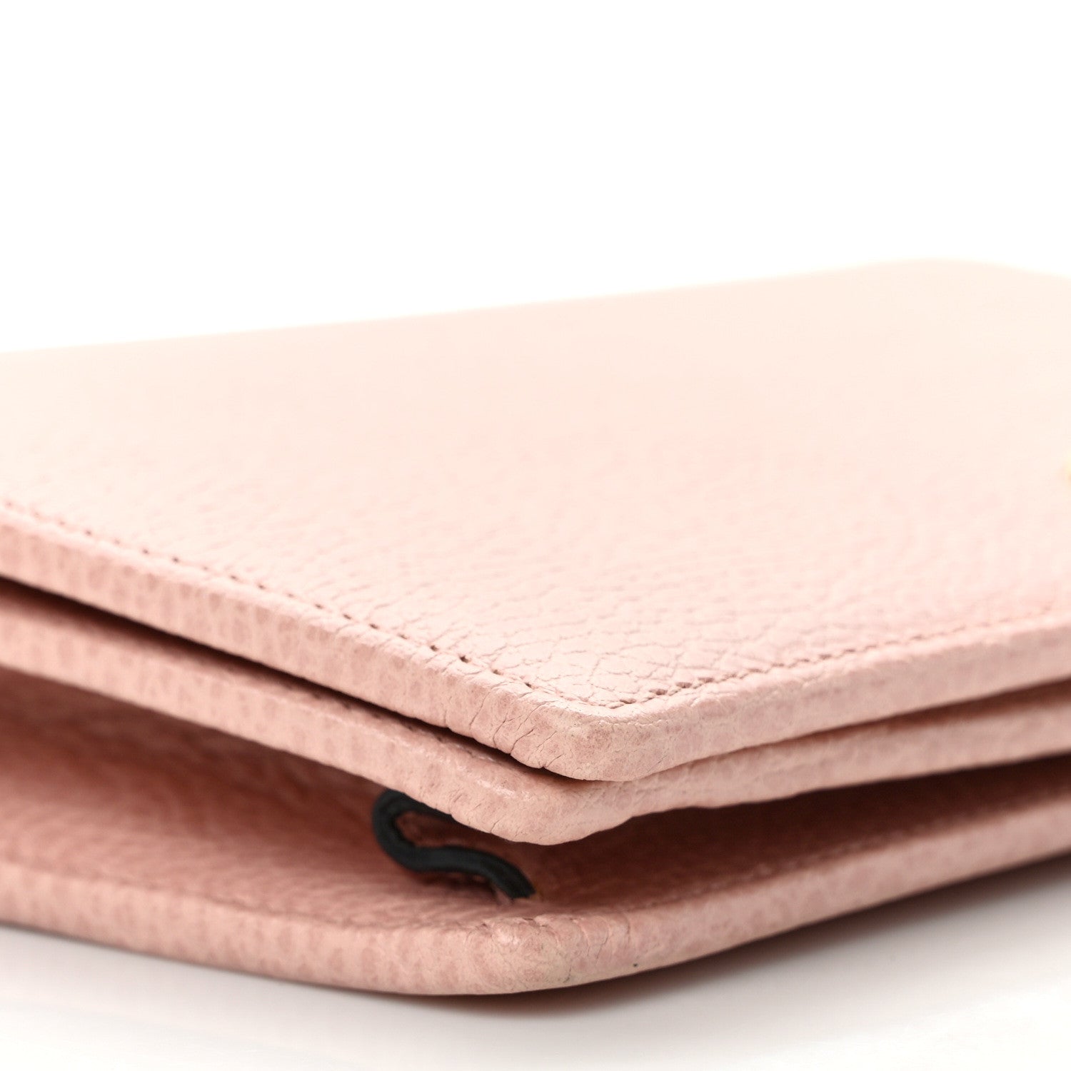 Gucci Dollar Calfskin Mini GG Marmont Chain Wallet Perfect Pink 7 of 9