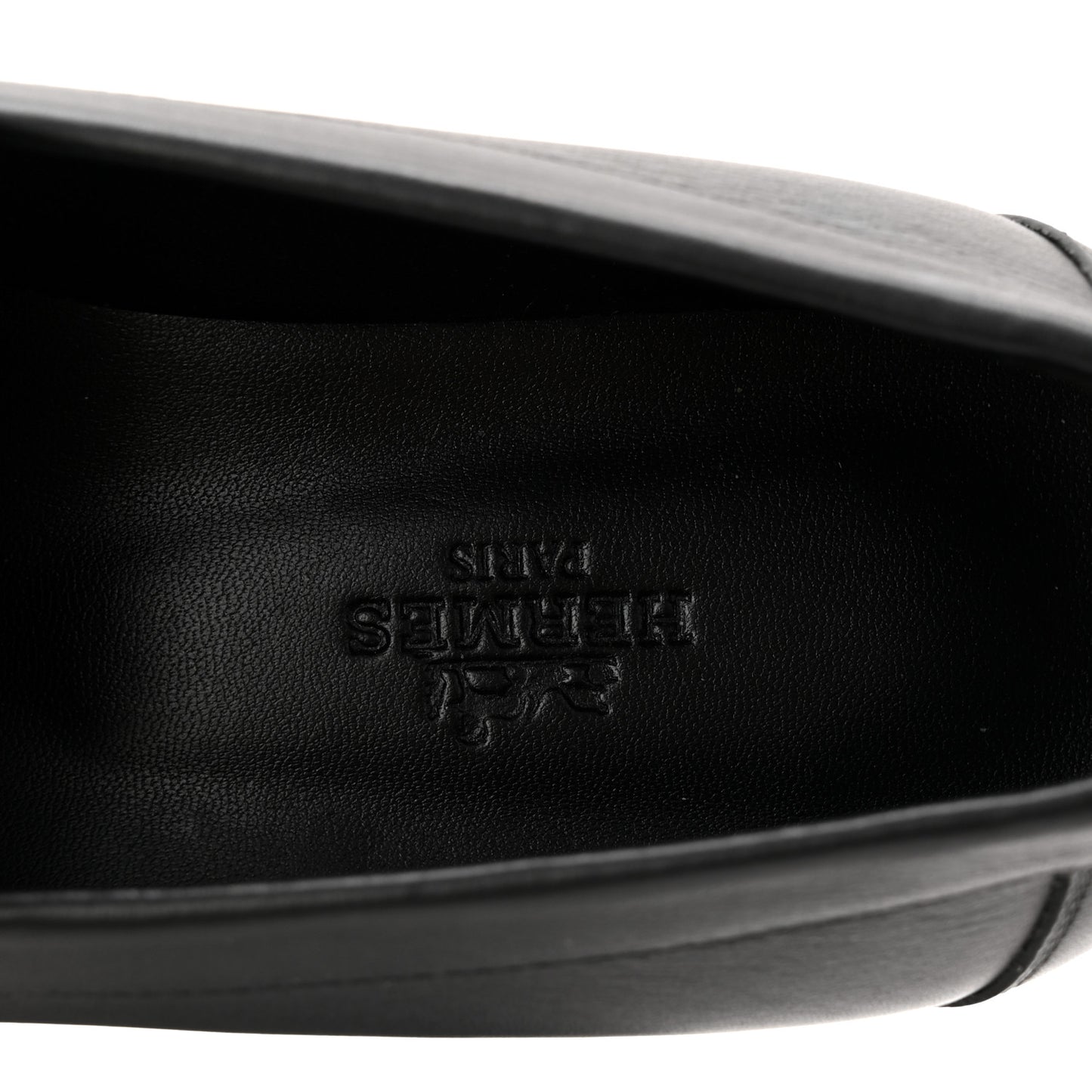 Calfskin Womens Faubourg Loafers 36 Black