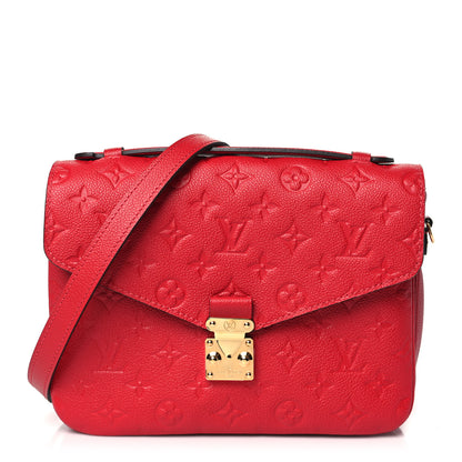 Louis Vuitton Empreinte Pochette Metis Cherry 1 of 9