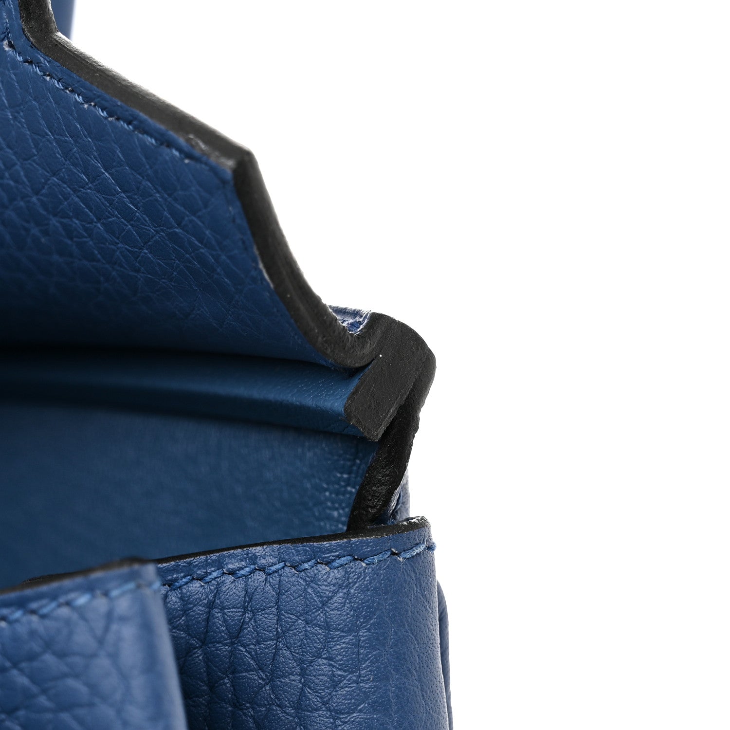 Hermes Taurillon Clemence Birkin 30 Bleu Agate 12 of 17