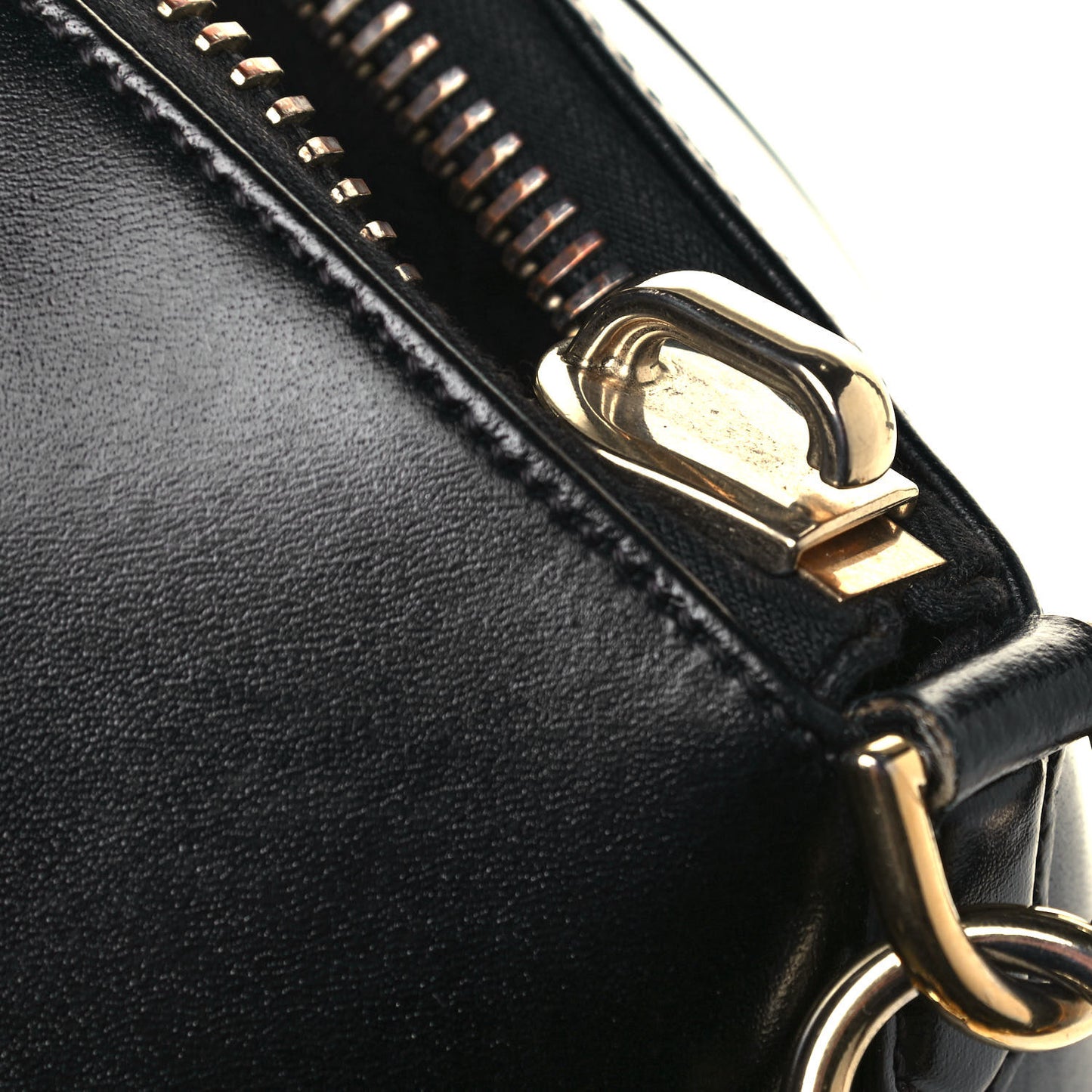 Shiny Lord Calfskin Medium Antigona Black