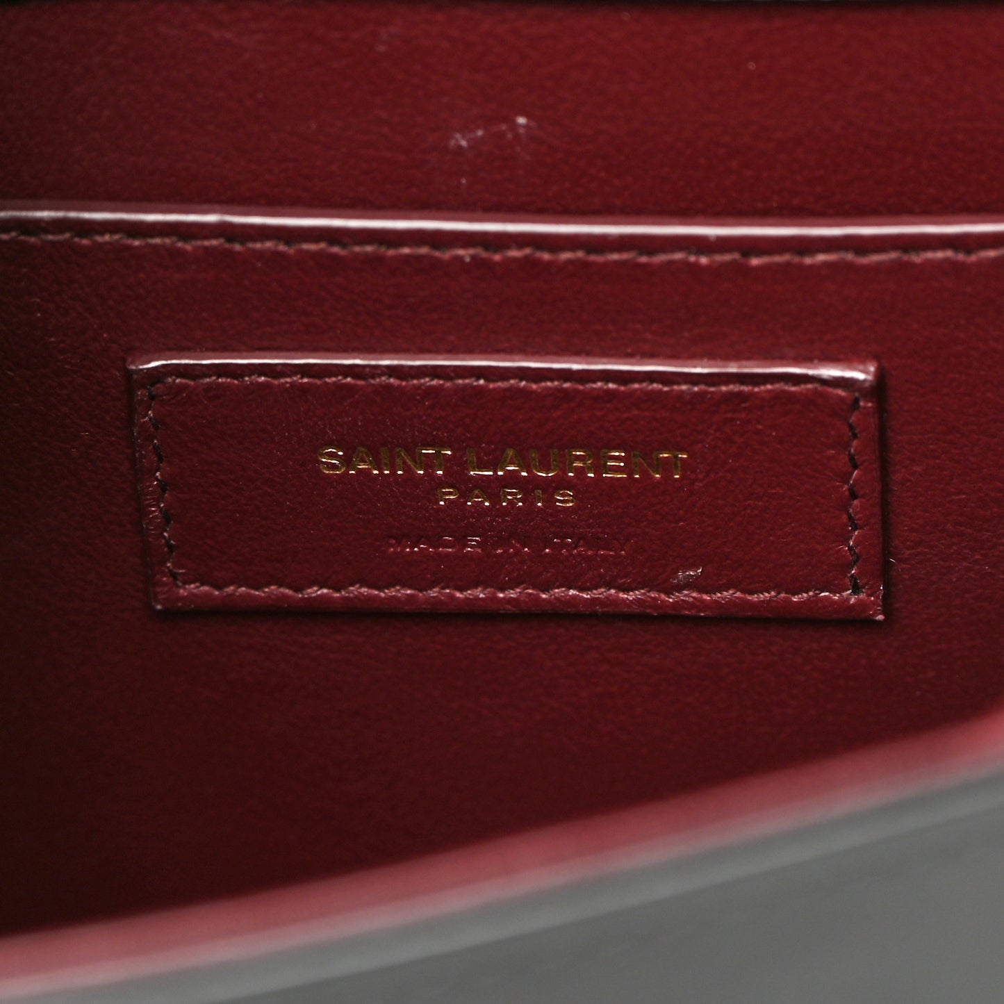Smooth Calfskin Medium Classic Monogram Cassandra Top Handle Black Rouge Legion