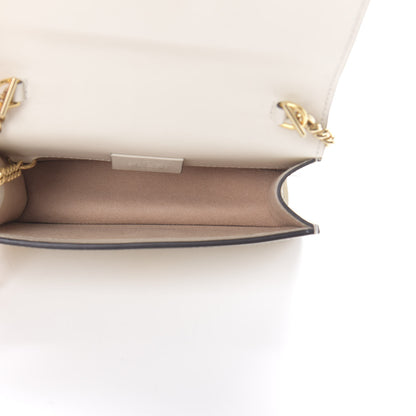 Gucci Calfskin Super Mini Sylvie Chain Shoulder Bag White 4 of 11
