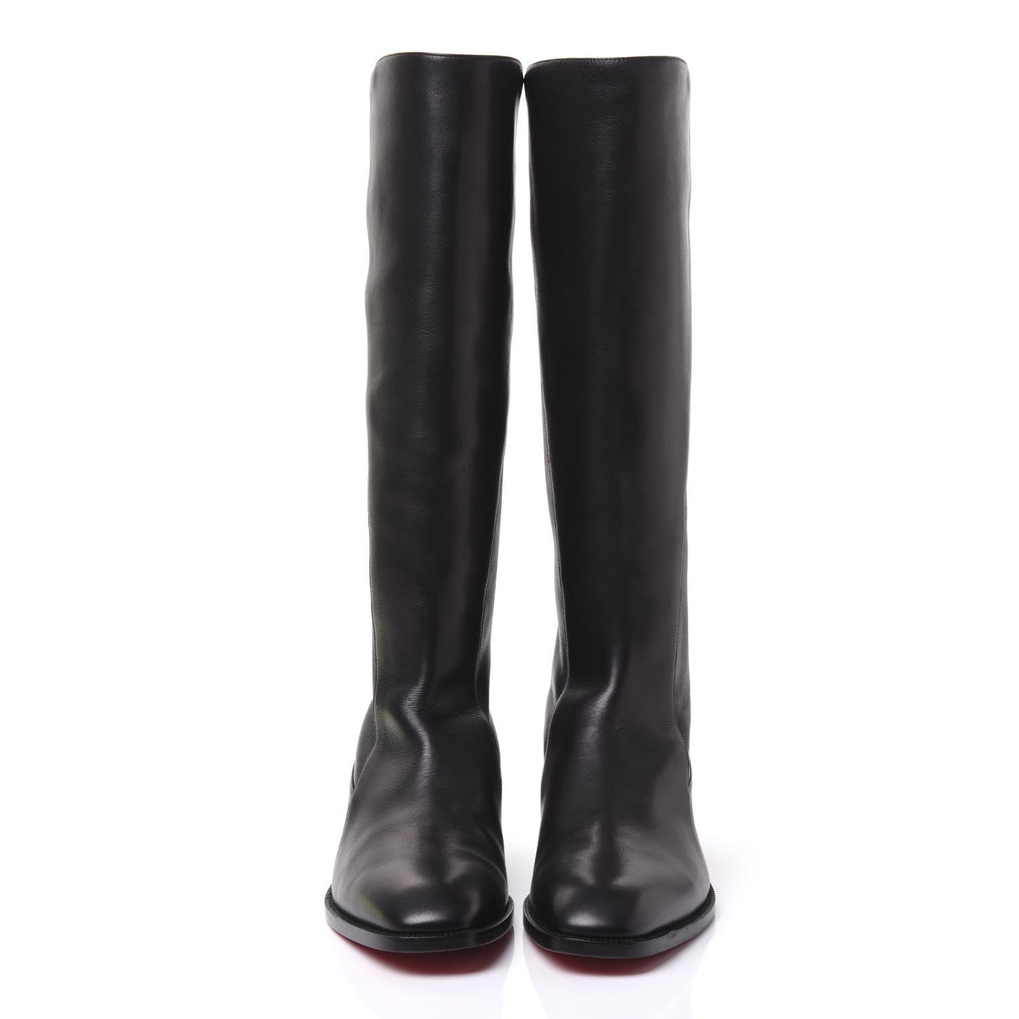 Nappa Tagastretch Flat Knee Boots 39 Black