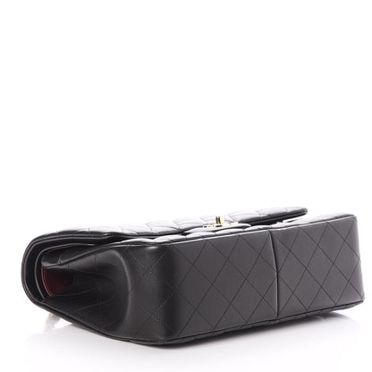 Chanel Lambskin Quilted Jumbo Double Flap Black 5 of 9