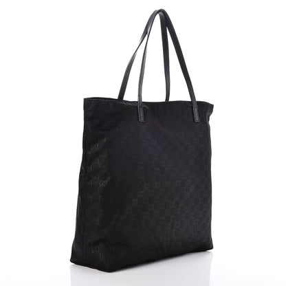 Gucci Nylon Monogram Large Tote Black 3 of 7