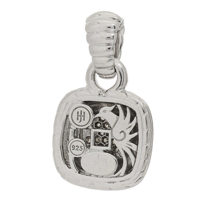 John Hardy Sterling Silver Diamond Square Pendant 2 of 3