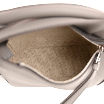 Loewe Soft Grained Calfskin Mini Puzzle Edge Bag Pearl Grey 5 of 10