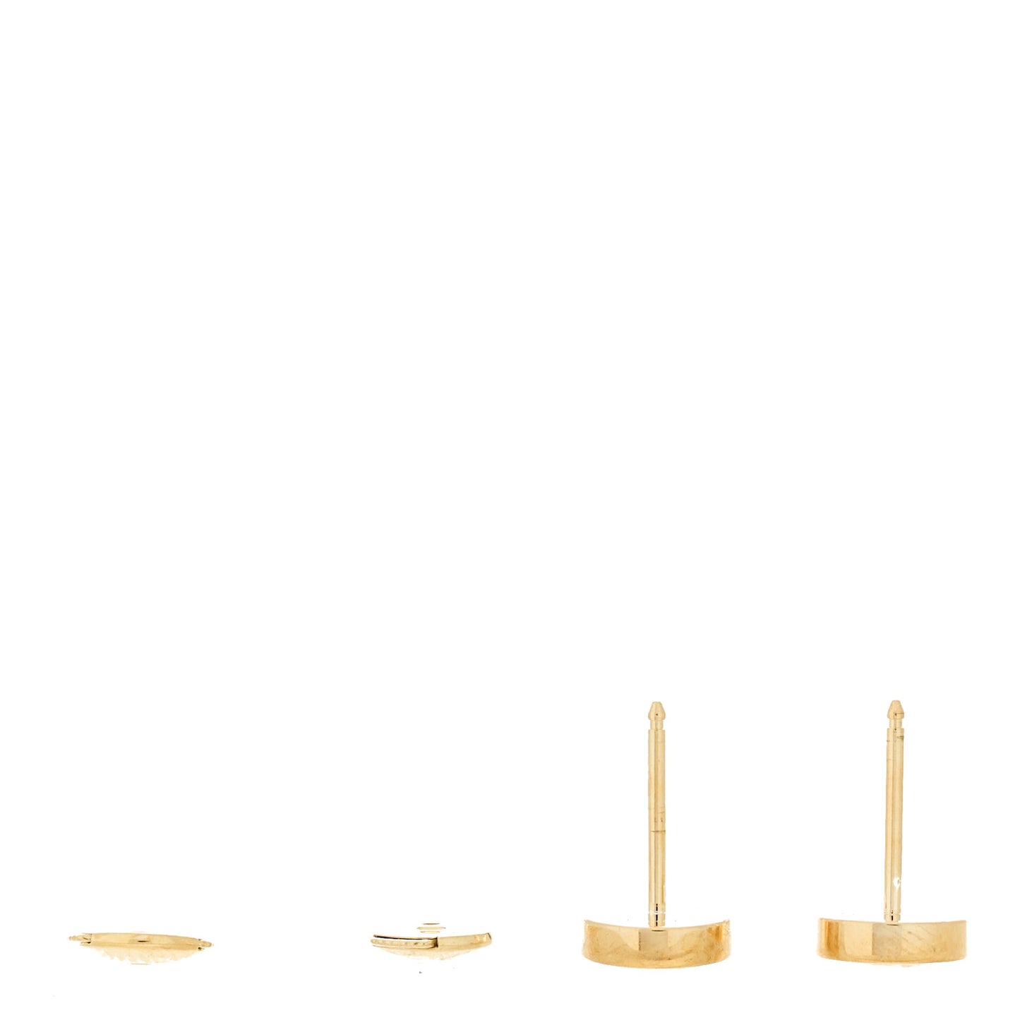 18K Yellow Gold LOVE Earrings