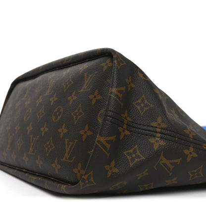 Louis Vuitton Monogram Inside Out Neverfull Bandouliere MM Gaston Blue 9 of 9