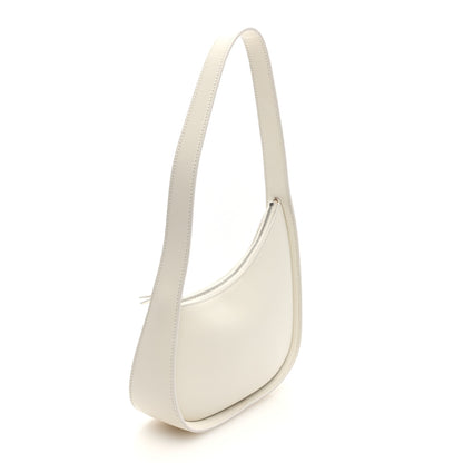 The Row Smooth Calfskin Half Moon Shoulder Bag New Ivory 3 of 9