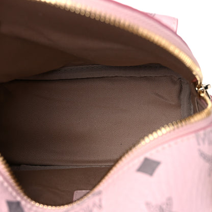 MCM Visetos X-Mini Patricia Backpack Powder Pink 6 of 10