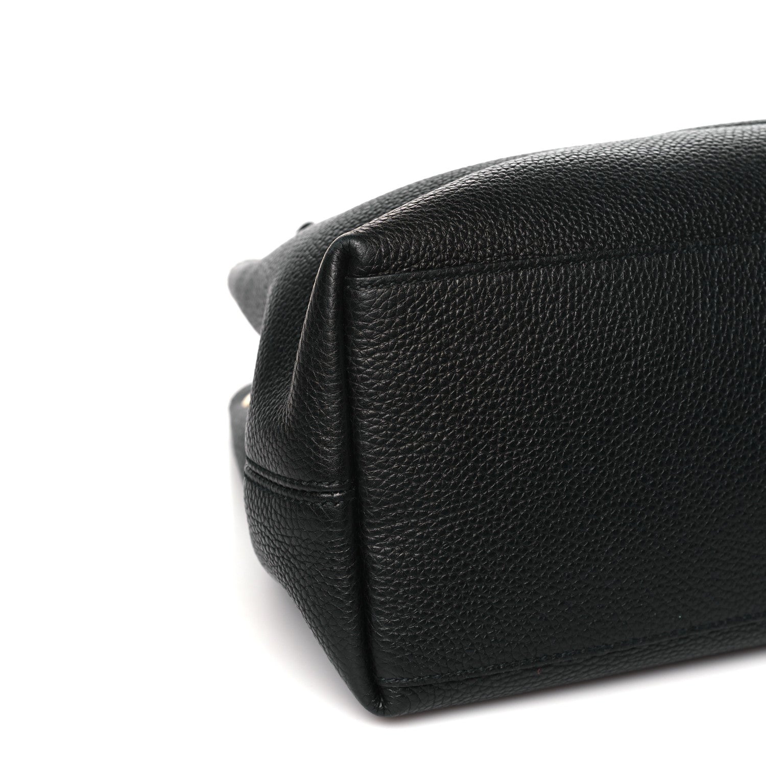 Gucci Pebbled Calfskin Medium Soho Chain Shoulder Bag Black 9 of 10