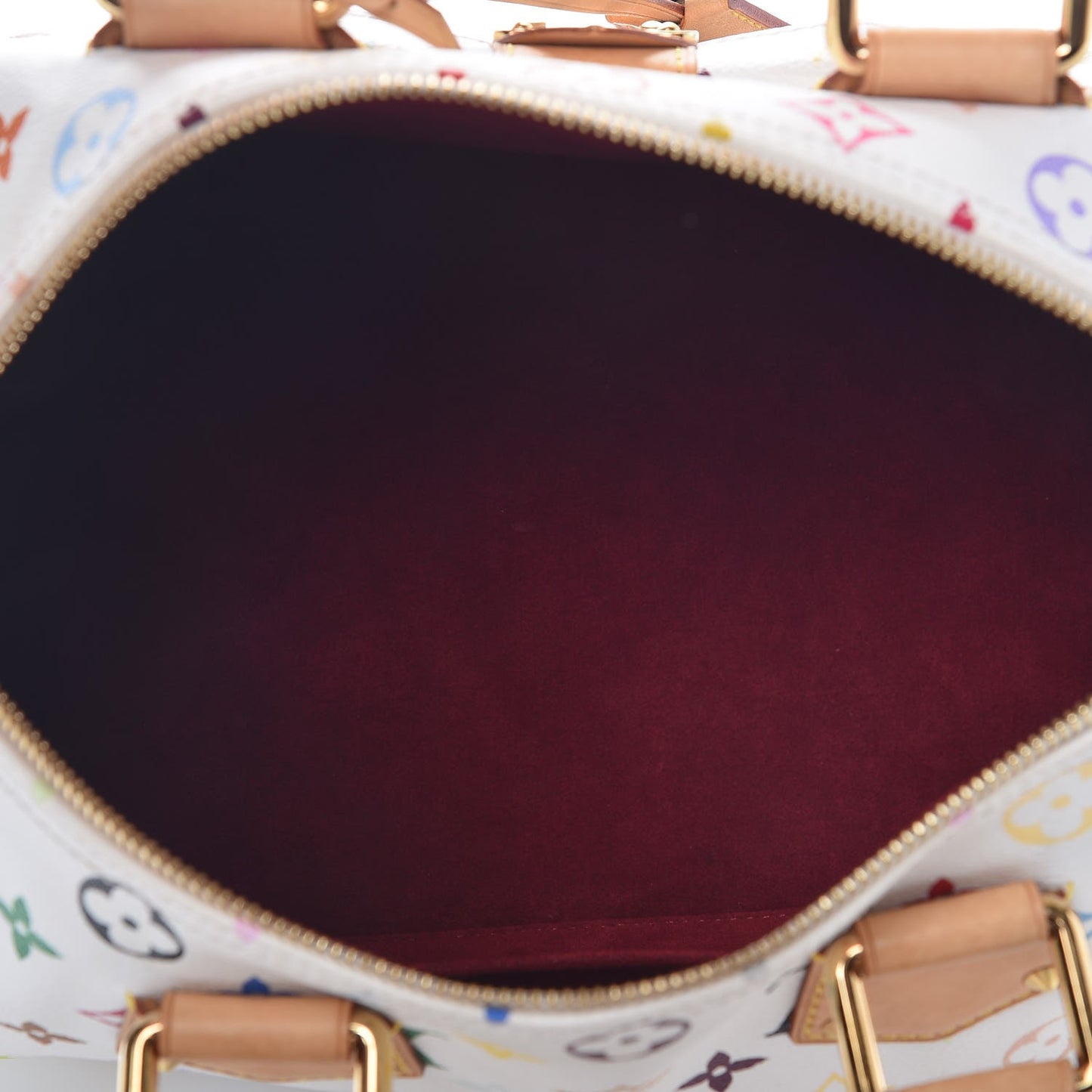 Monogram Multicolor Speedy 30 White