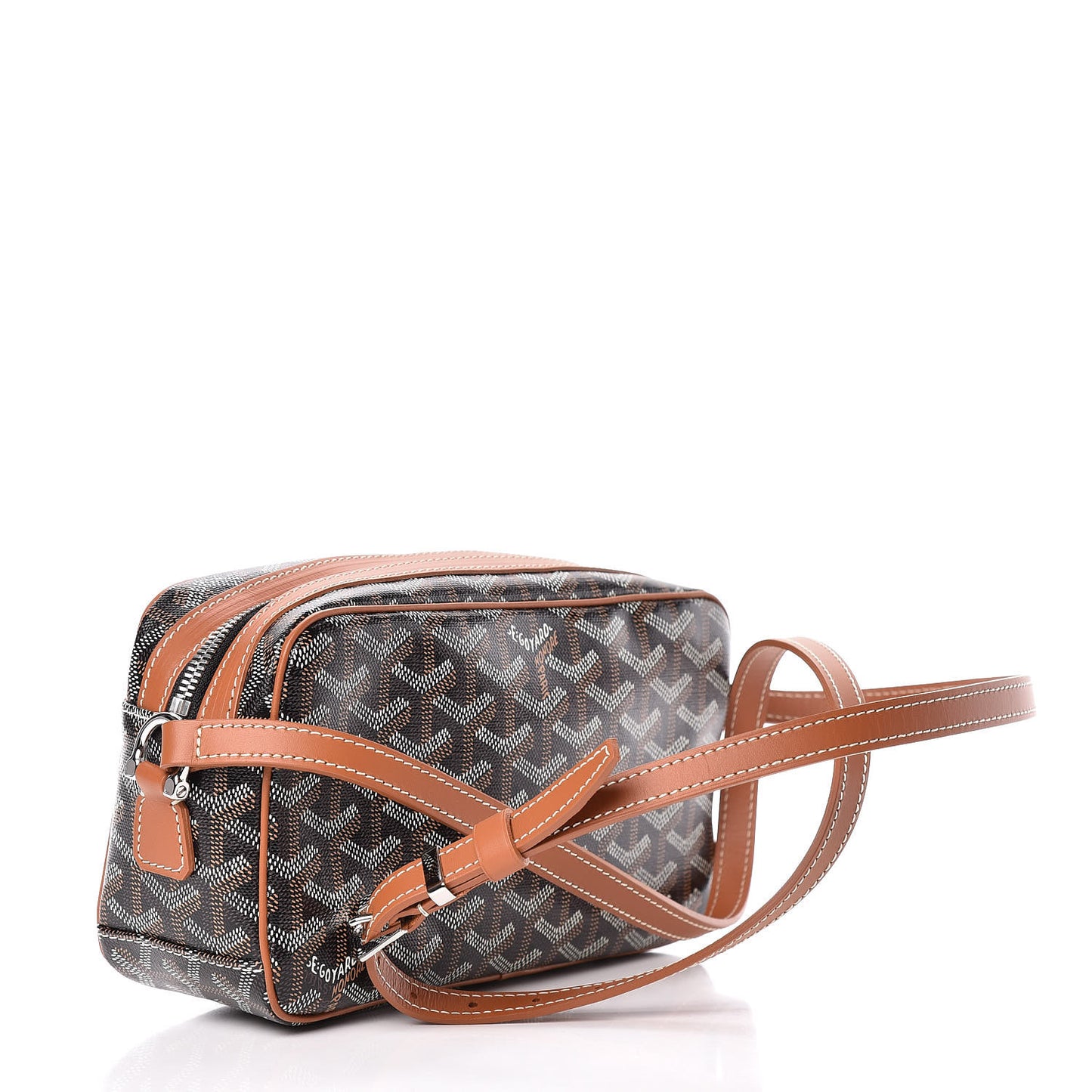 Goyardine Amacapvert Crossbody Bag Black Gold
