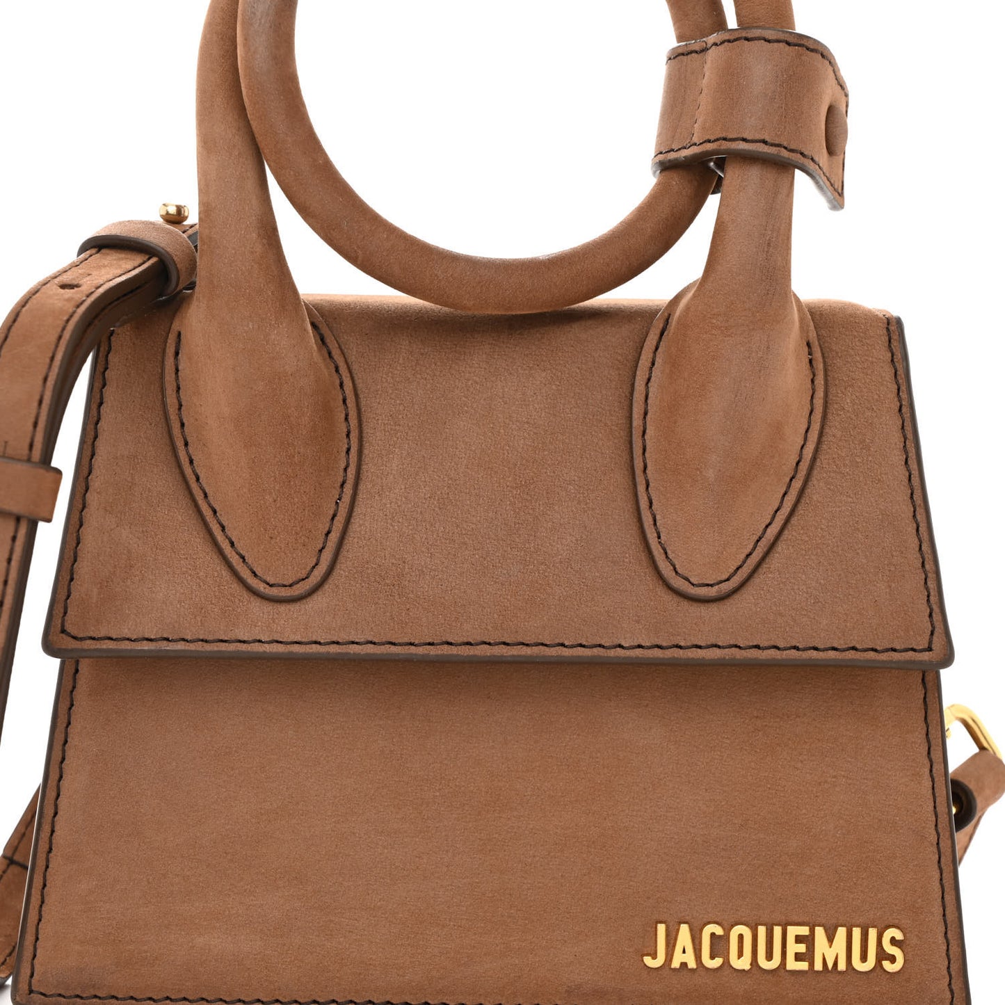 Suede Le Chiquito Noeud Brown