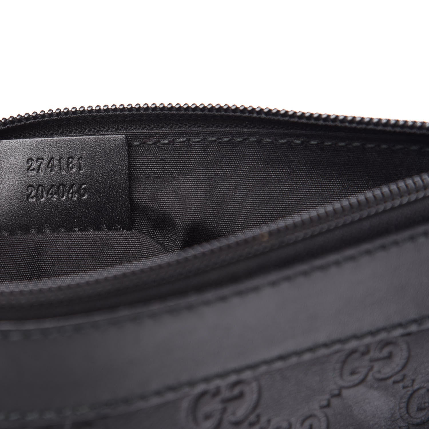 Gucci Guccissima Wristlet Black 7 of 16