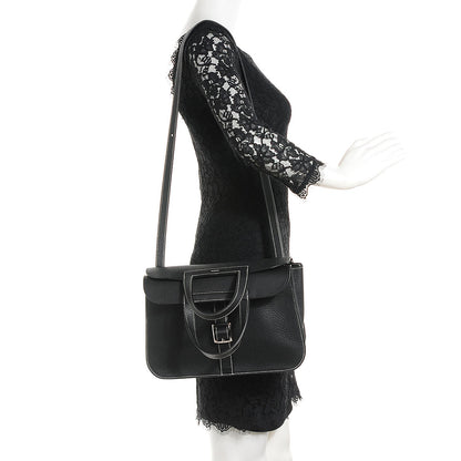 Hermes Taurillon Clemence Halzan 31 Black 2 of 13