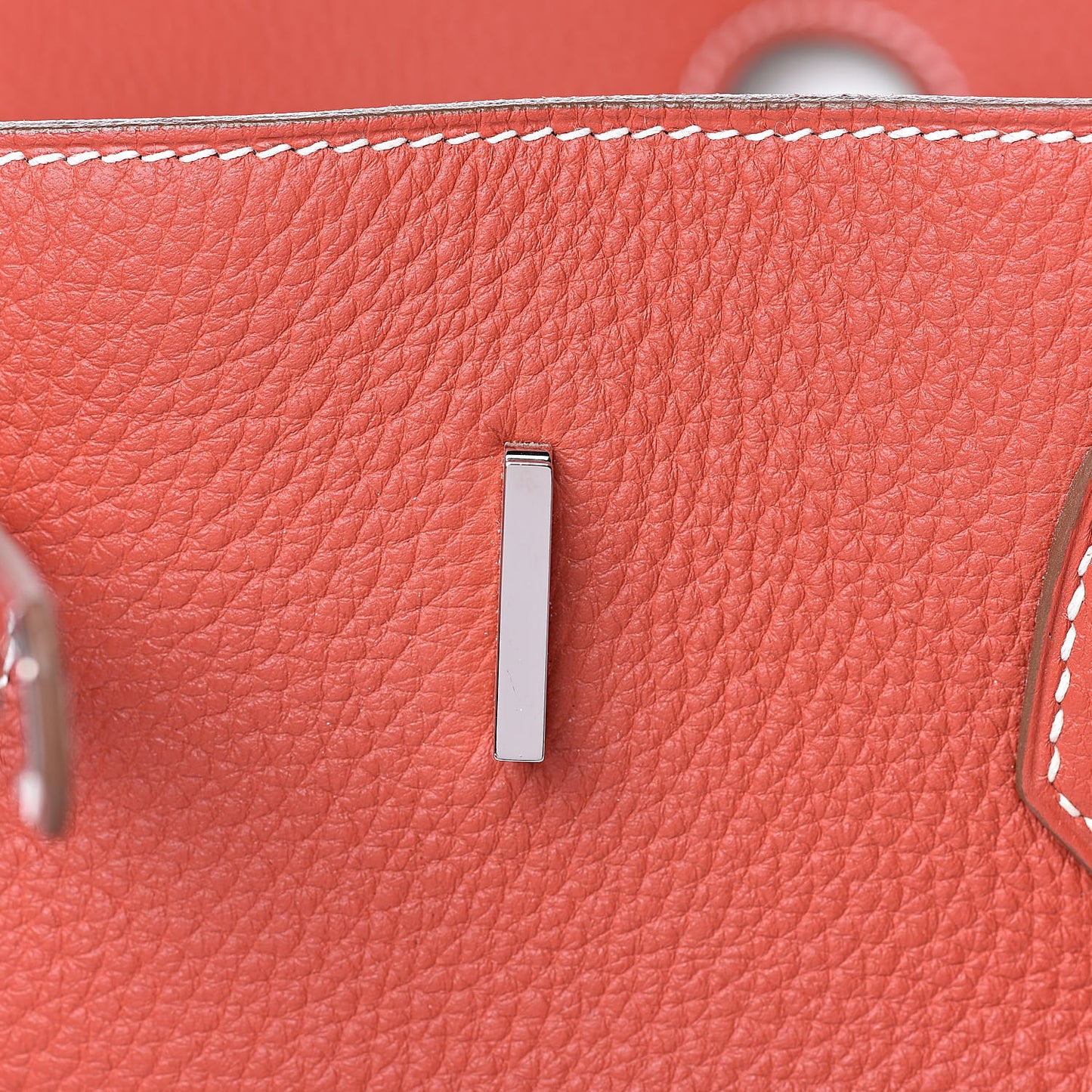 Togo Casaque Birkin 40 Sanguine White