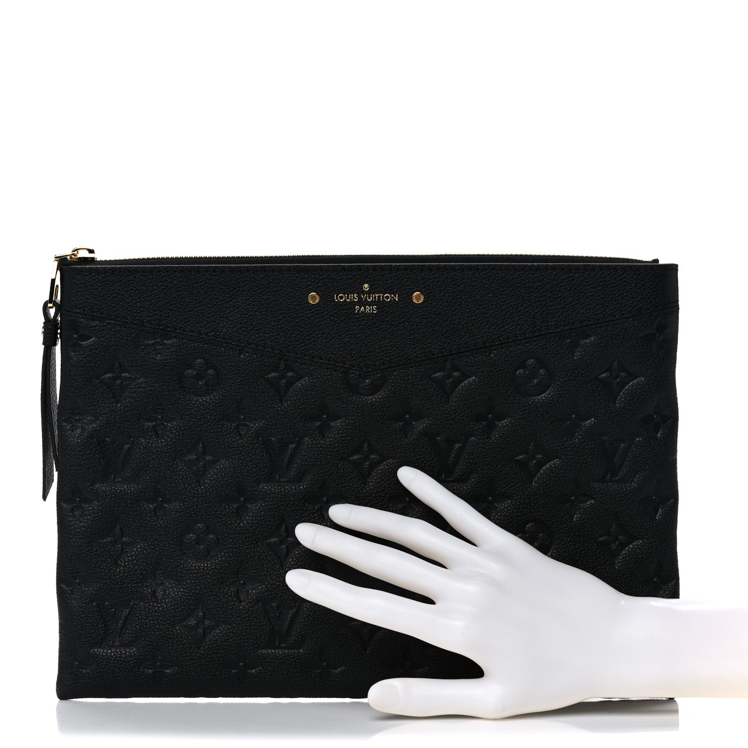 Louis Vuitton Empreinte Daily Pouch Black 2 of 8
